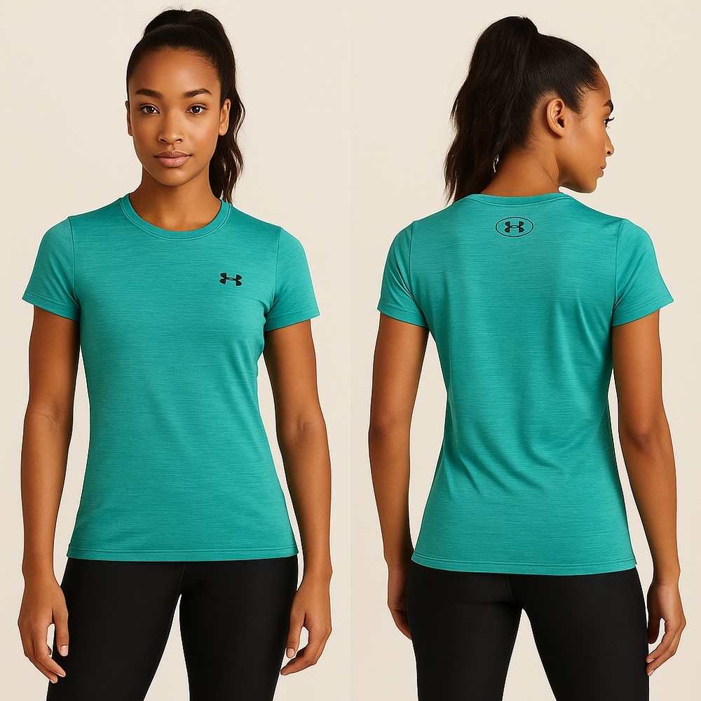 Under Armour Blue Fitted Short Sleeve T-Shirt